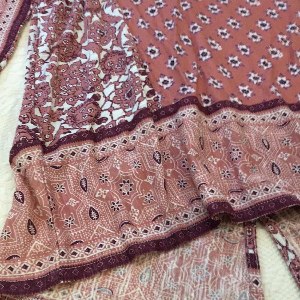 💕HP💕Lucky brand boho blouse size small - Picture 6 of 12